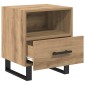 vidaXL Κομοδίνο Artisan Oak 40 x 35 x 47,5 εκ Επεξεργασμένο Ξύλο