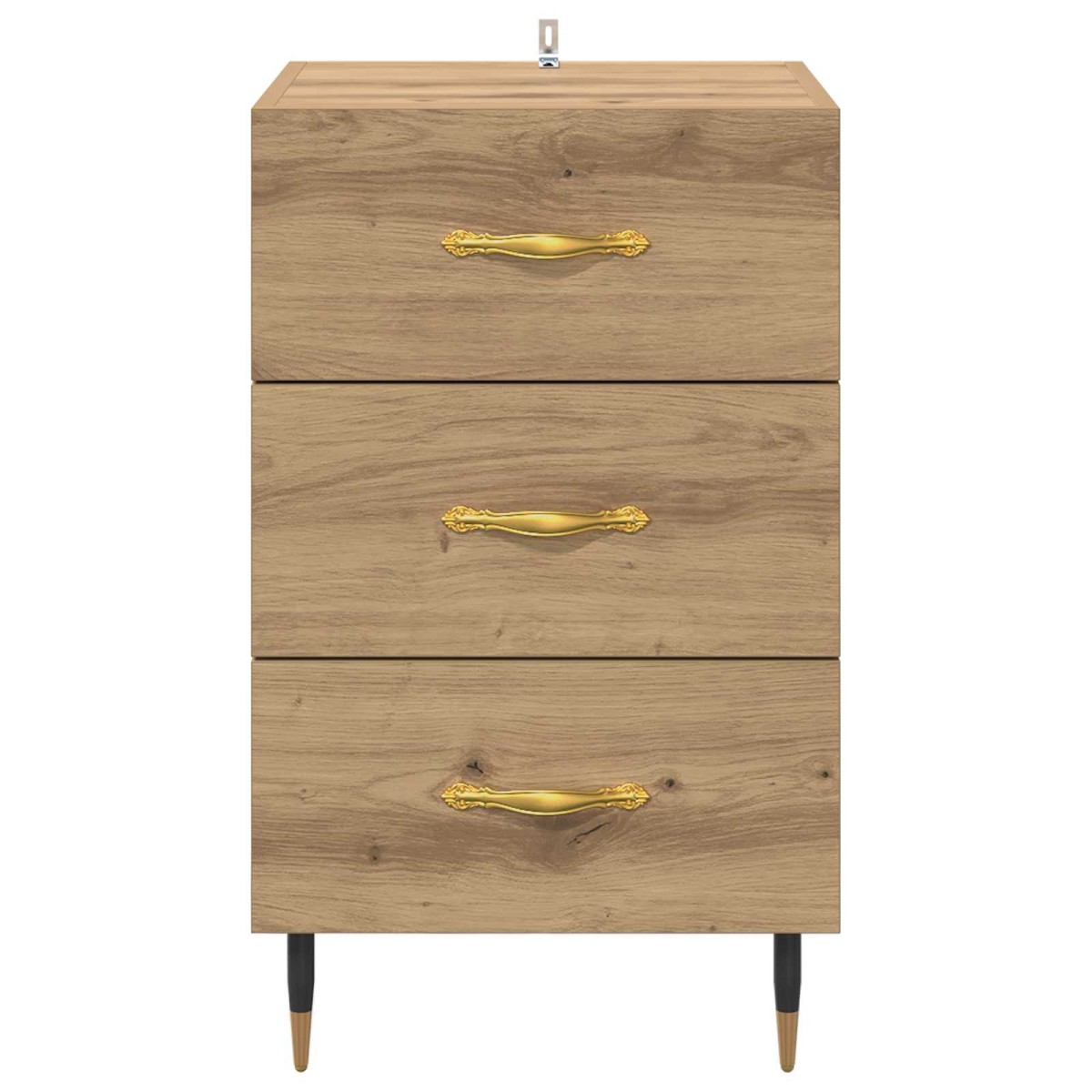 vidaXL Κομοδίνο Artisan Oak 40 x 40 x 66 εκ. Επεξεργασμένο Ξύλο