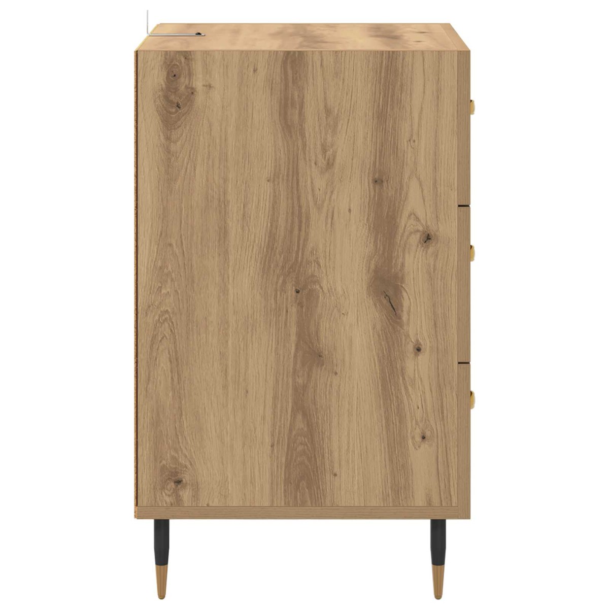 vidaXL Κομοδίνο Artisan Oak 40 x 40 x 66 εκ. Επεξεργασμένο Ξύλο