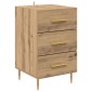 vidaXL Κομοδίνο Artisan Oak 40 x 40 x 66 εκ. Επεξεργασμένο Ξύλο