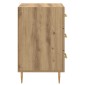 vidaXL Κομοδίνο Artisan Oak 40 x 40 x 66 εκ. Επεξεργασμένο Ξύλο