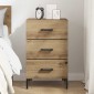 vidaXL Κομοδίνο Artisan Oak 40 x 40 x 66 εκ. Επεξεργασμένο Ξύλο