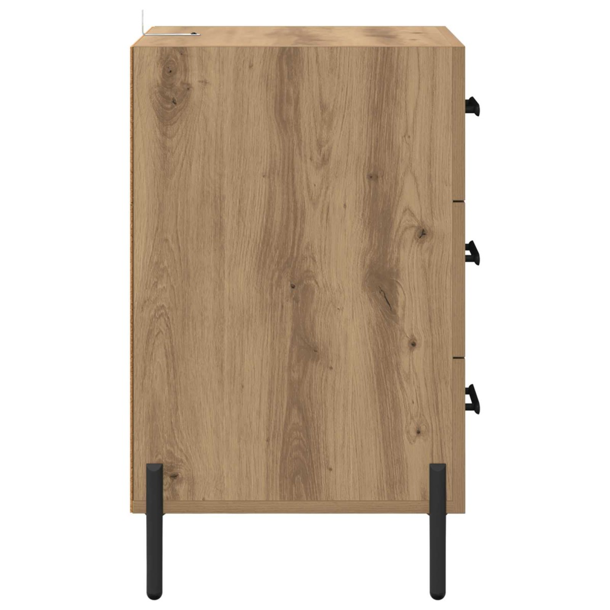 vidaXL Κομοδίνο Artisan Oak 40 x 40 x 66 εκ. Επεξεργασμένο Ξύλο