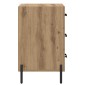vidaXL Κομοδίνο Artisan Oak 40 x 40 x 66 εκ. Επεξεργασμένο Ξύλο