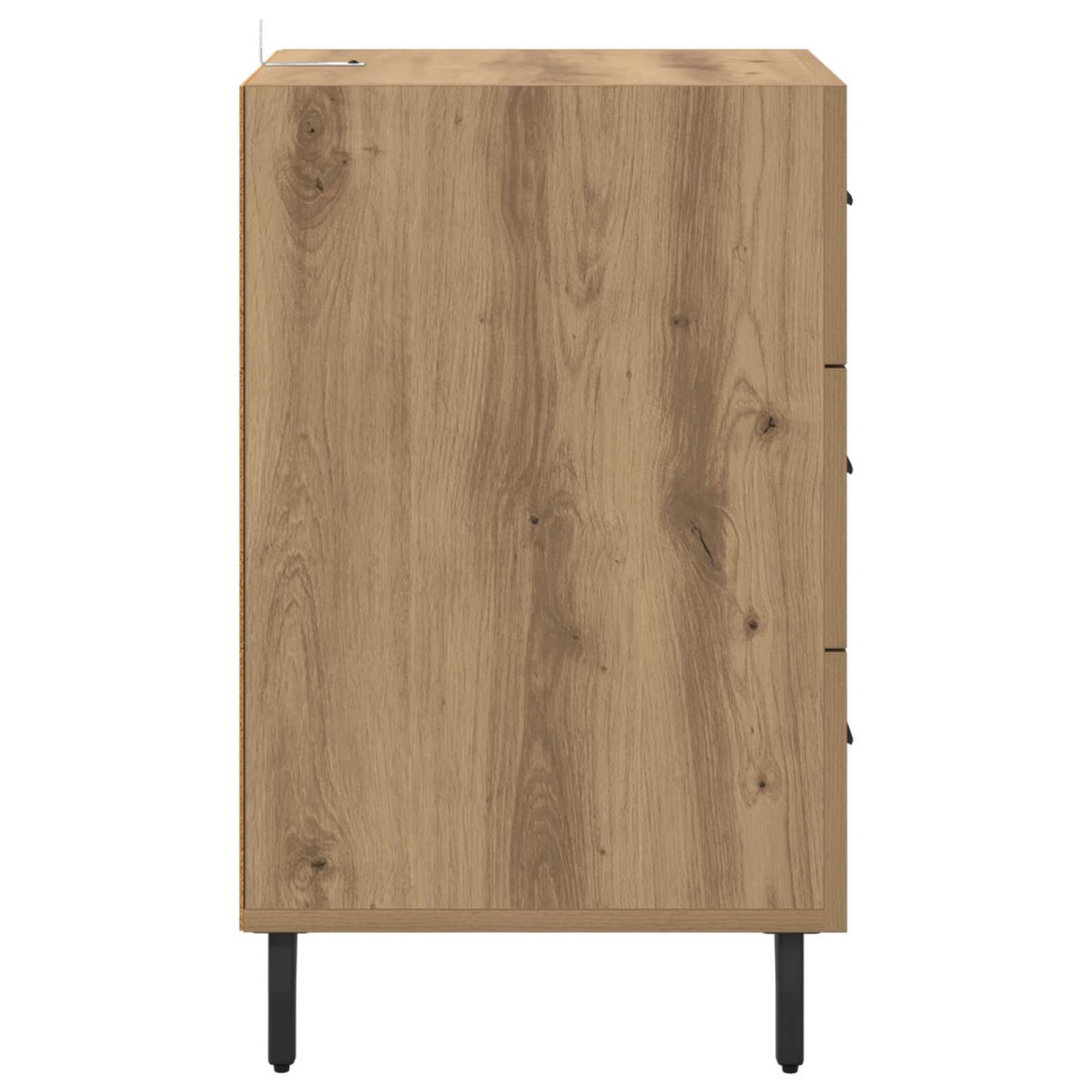 vidaXL Κομοδίνο Artisan Oak 40 x 40 x 66 εκ. Επεξεργασμένο Ξύλο