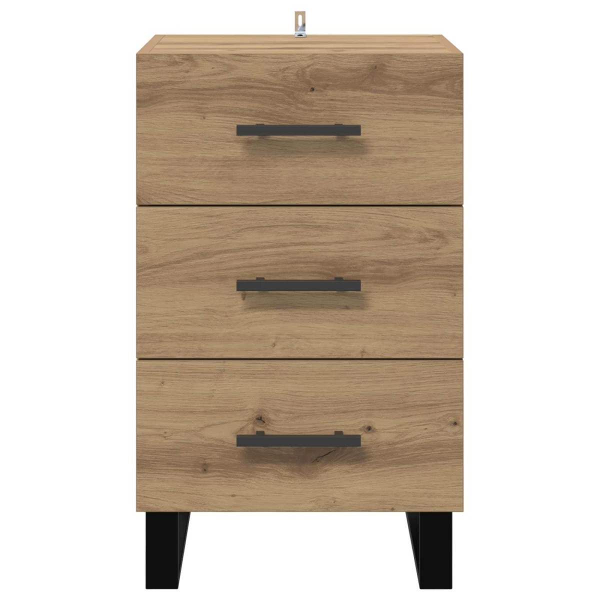 vidaXL Κομοδίνο Artisan Oak 40 x 40 x 66 εκ. Επεξεργασμένο Ξύλο