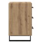 vidaXL Κομοδίνο Artisan Oak 40 x 40 x 66 εκ. Επεξεργασμένο Ξύλο