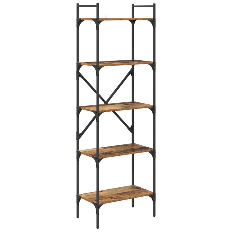 vidaXL Βιβλιοθήκη 5 επίπεδα 56 x 32 x 174 cm Επεξεργασμένο Ξύλο