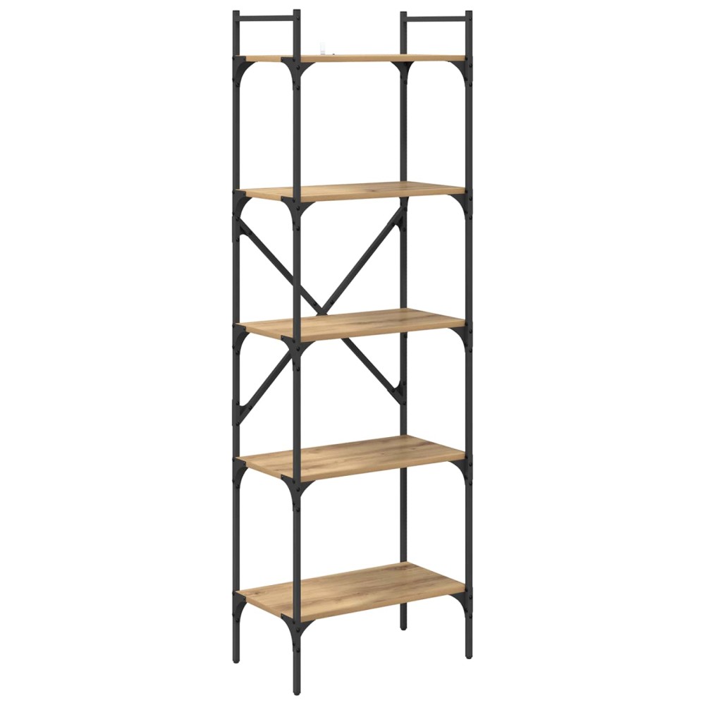 vidaXL Βιβλιοθήκη 5 επίπεδα 56 x 32 x 174 cm Επεξεργασμένο Ξύλο