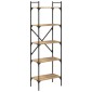 vidaXL Βιβλιοθήκη 5 επίπεδα 56 x 32 x 174 cm Επεξεργασμένο Ξύλο