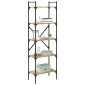 vidaXL Βιβλιοθήκη 5 επίπεδα 56 x 32 x 174 cm Επεξεργασμένο Ξύλο