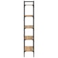 vidaXL Βιβλιοθήκη 5 επίπεδα 56 x 32 x 174 cm Επεξεργασμένο Ξύλο