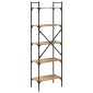 vidaXL Βιβλιοθήκη 5 επίπεδα 56 x 32 x 174 cm Επεξεργασμένο Ξύλο