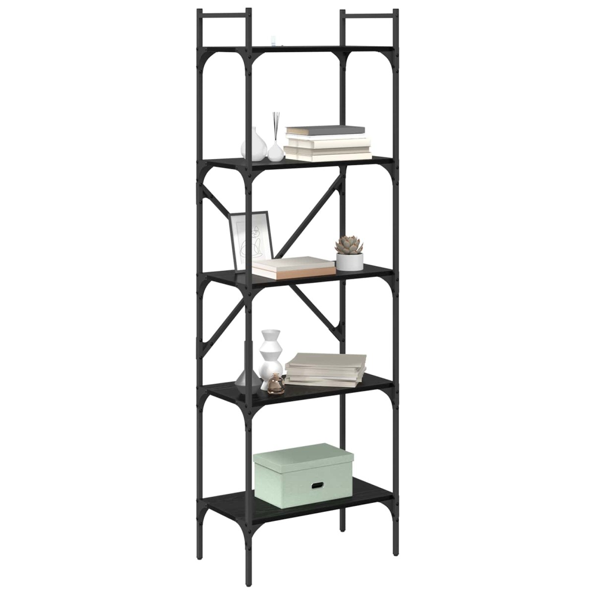 vidaXL Βιβλιοθήκη 5 επίπεδα 56 x 32 x 174 cm Επεξεργασμένο Ξύλο