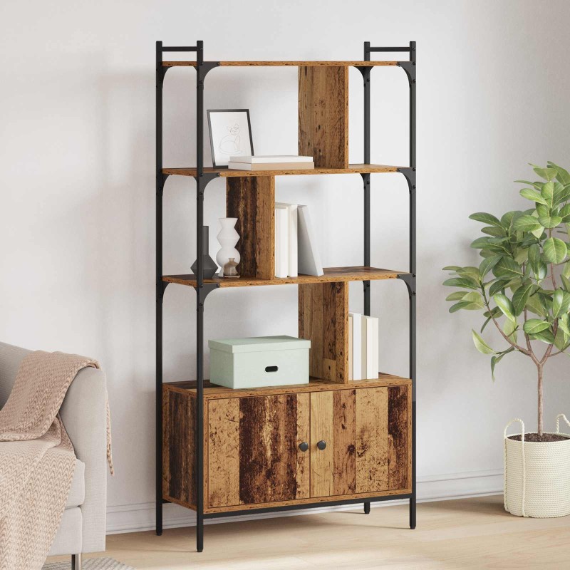 vidaXL Βιβλιοθήκη 6 επιπέδων 76,5 x 30 x 154,5 εκ Επεξεργασμένο Ξύλο