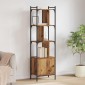 vidaXL Βιβλιοθήκη 6 επιπέδων 44,5 x 30 x 154,5 εκ. Επεξεργασμένο Ξύλο
