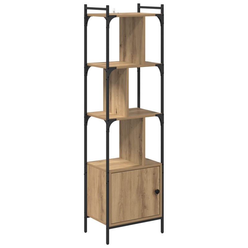 vidaXL Βιβλιοθήκη 6 επιπέδων 44,5 x 30 x 154,5 εκ. Επεξεργασμένο Ξύλο
