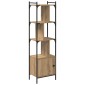 vidaXL Βιβλιοθήκη 6 επιπέδων 44,5 x 30 x 154,5 εκ. Επεξεργασμένο Ξύλο