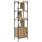 vidaXL Βιβλιοθήκη 6 επιπέδων 44,5 x 30 x 154,5 εκ. Επεξεργασμένο Ξύλο