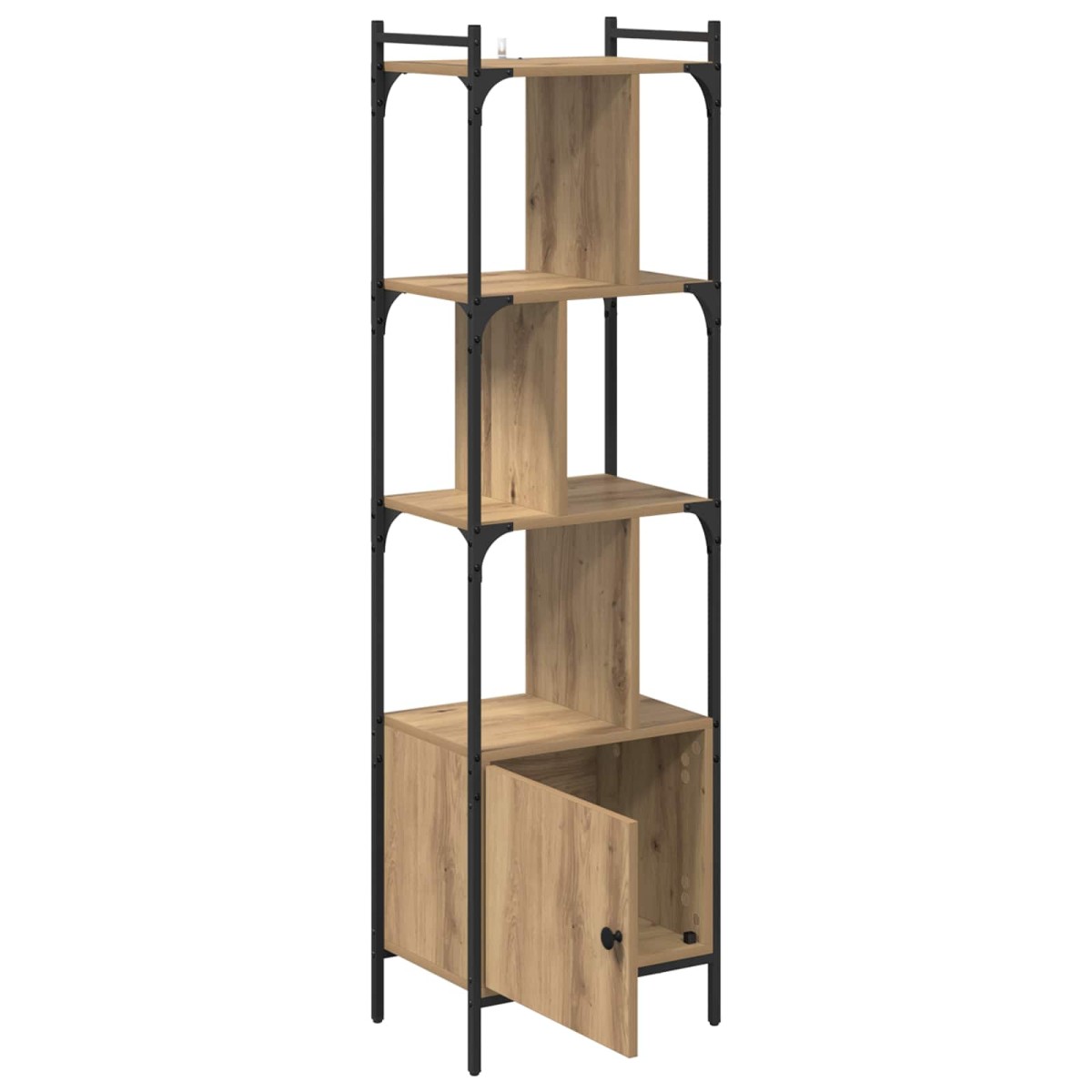 vidaXL Βιβλιοθήκη 6 επιπέδων 44,5 x 30 x 154,5 εκ. Επεξεργασμένο Ξύλο