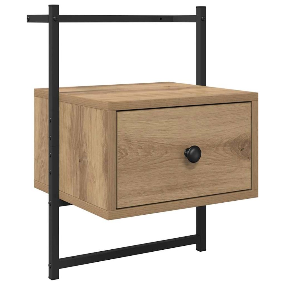 vidaXL Κομοδίνο Artisan Oak 35 x 30 x 51 εκ. Επεξεργασμένο Ξύλο