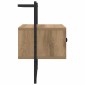 vidaXL Κομοδίνο Artisan Oak 35 x 30 x 51 εκ. Επεξεργασμένο Ξύλο