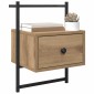 vidaXL Κομοδίνο 2 τεμ. Artisan Oak 35 x 30 x 51 εκ. Επεξεργασμένο Ξύλο