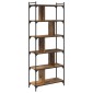 vidaXL Βιβλιοθήκη 5 επίπεδα 76 x 32 x 192 εκ. Επεξεργασμένο Ξύλο