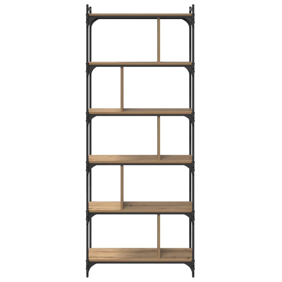 vidaXL Βιβλιοθήκη 5 επίπεδα 76 x 32 x 192 εκ. Επεξεργασμένο Ξύλο
