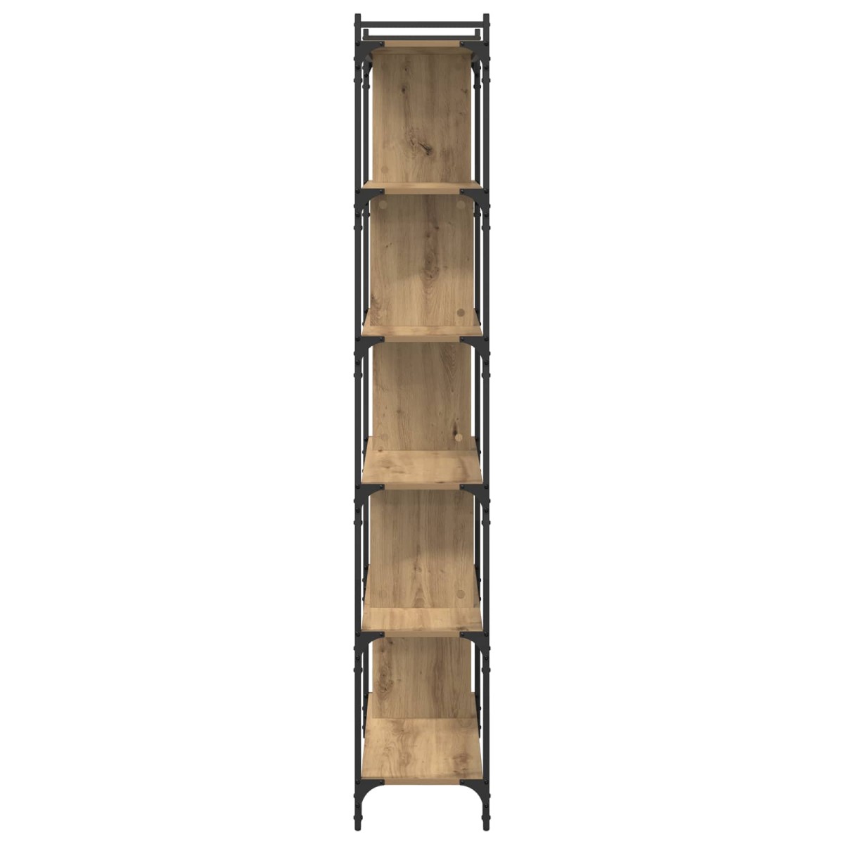 vidaXL Βιβλιοθήκη 5 επίπεδα 76 x 32 x 192 εκ. Επεξεργασμένο Ξύλο