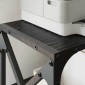 vidaXL Σταντ Εκτυπωτή Μαύρη Οξυά 44 x 26 x 31.5 εκ. Επεξεργασμένο Ξύλο