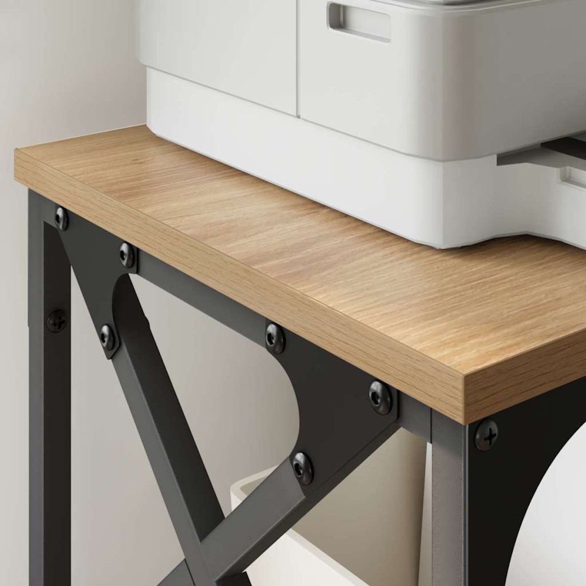 vidaXL Σταντ Εκτυπωτή Artisan Δρυς 40 x 30 x 31 εκ Επεξεργασμένο Ξύλο