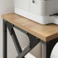 vidaXL Σταντ Εκτυπωτή Artisan Δρυς 40 x 30 x 31 εκ Επεξεργασμένο Ξύλο
