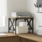 vidaXL Σταντ Εκτυπωτή Artisan Δρυς 40 x 30 x 31 εκ Επεξεργασμένο Ξύλο