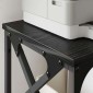 vidaXL Σταντ Εκτυπωτή Μαύρη Δρυς 40 x 30 x 31 εκ Επεξεργασμένο Ξύλο