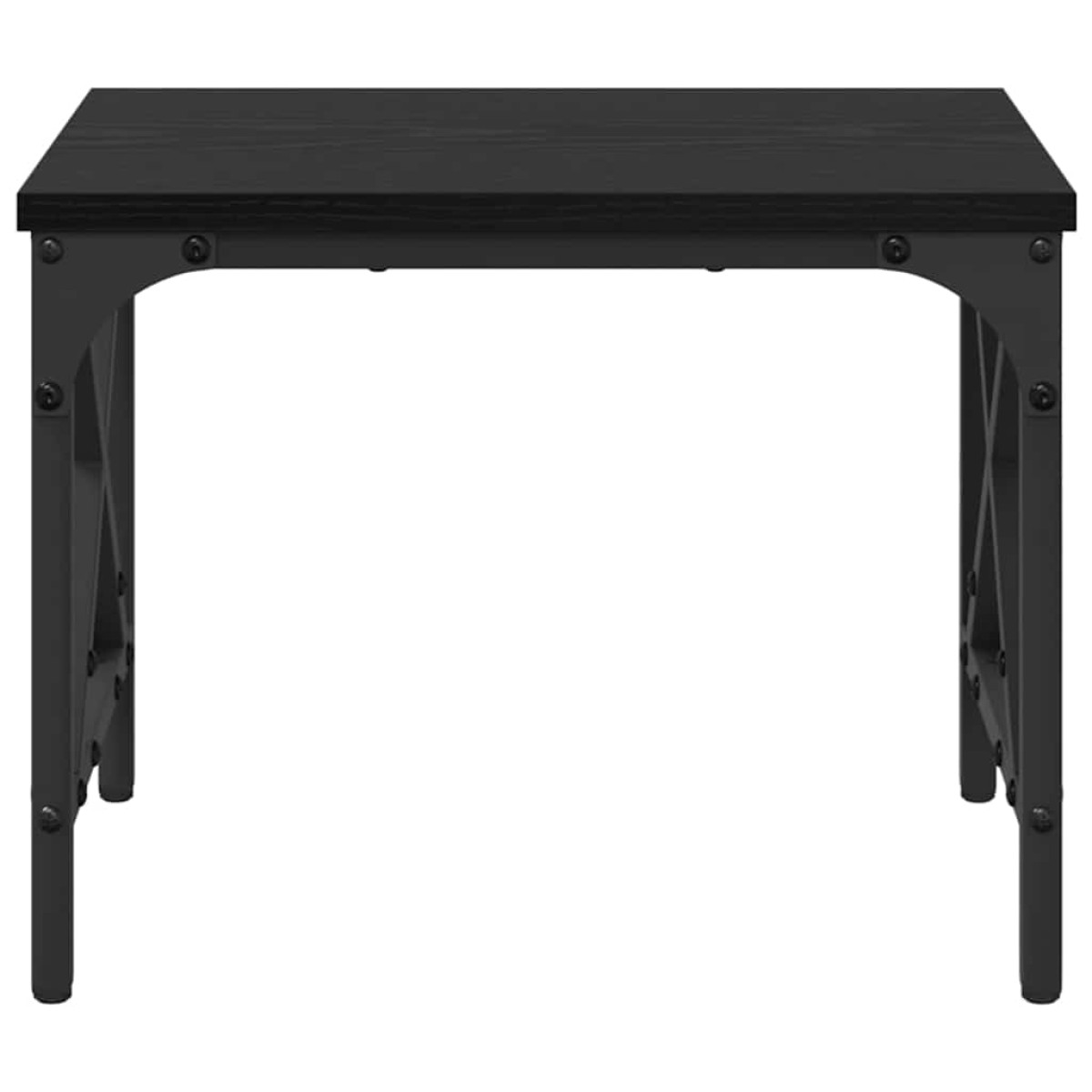 vidaXL Σταντ Εκτυπωτή Μαύρη Δρυς 40 x 30 x 31 εκ Επεξεργασμένο Ξύλο