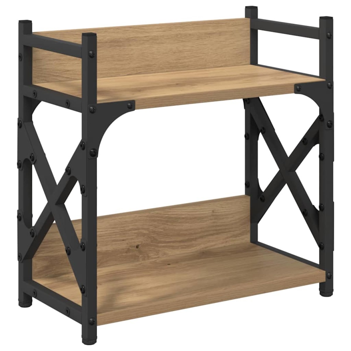 vidaXL Σταντ Εκτυπωτή Artisan Oak 40 x 20 x 40 εκ Επεξεργασμένο Ξύλο