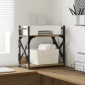 vidaXL Σταντ Εκτυπωτή Artisan Oak 40 x 20 x 40 εκ Επεξεργασμένο Ξύλο