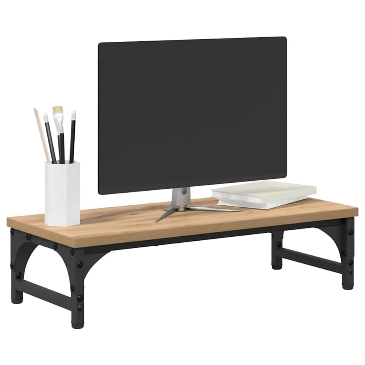 vidaXL Βάση Μόνιτορ Artisan Oak 55 x 23 x 14 cm Επεξεργασμένο Ξύλο