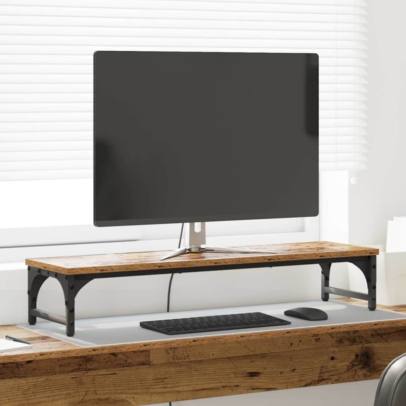 vidaXL Βάση Μόνιτορ Παλιό Ξύλο 85 x 23 x 15,5 cm Επεξεργασμένο Ξύλο