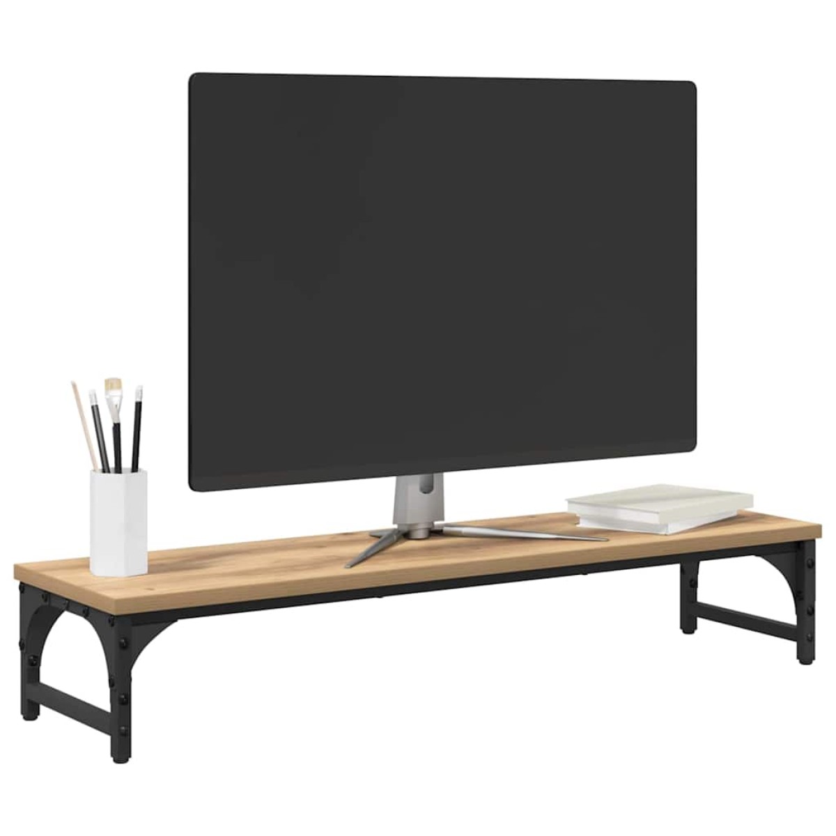 vidaXL Βάση Μόνιτορ Artisan Oak 85 x 23 x 15,5 cm Επεξεργασμένο Ξύλο