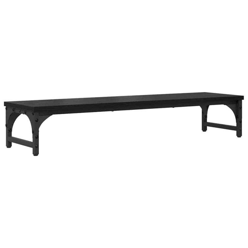 vidaXL Βάση Μόνιτορ Μαύρη Οξυά 85 x 23 x 15,5 cm Επεξεργασμένο Ξύλο