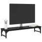 vidaXL Βάση Μόνιτορ Μαύρη Οξυά 85 x 23 x 15,5 cm Επεξεργασμένο Ξύλο