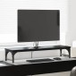 vidaXL Βάση Μόνιτορ Μαύρη Οξυά 85 x 23 x 15,5 cm Επεξεργασμένο Ξύλο