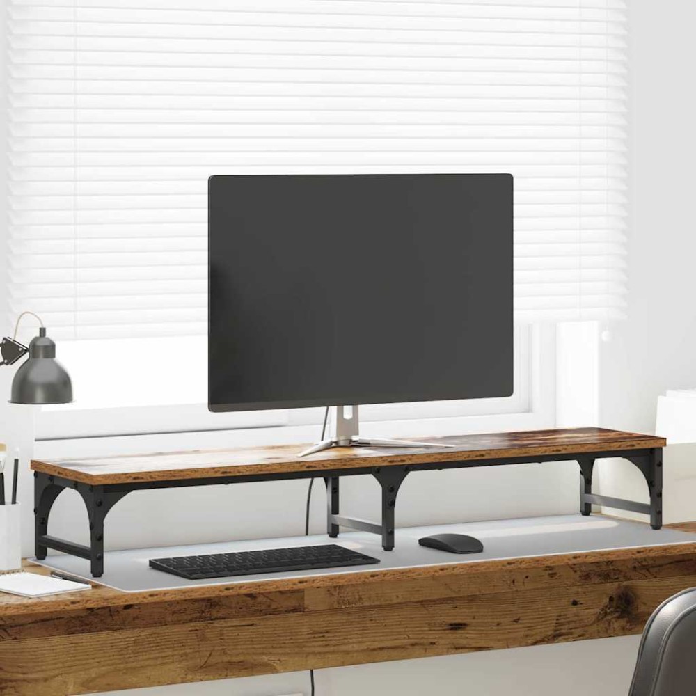 vidaXL Βάση Μόνιτορ Παλιό Ξύλο 105 x 23 x 15,5 cm Επεξεργασμένο Ξύλο