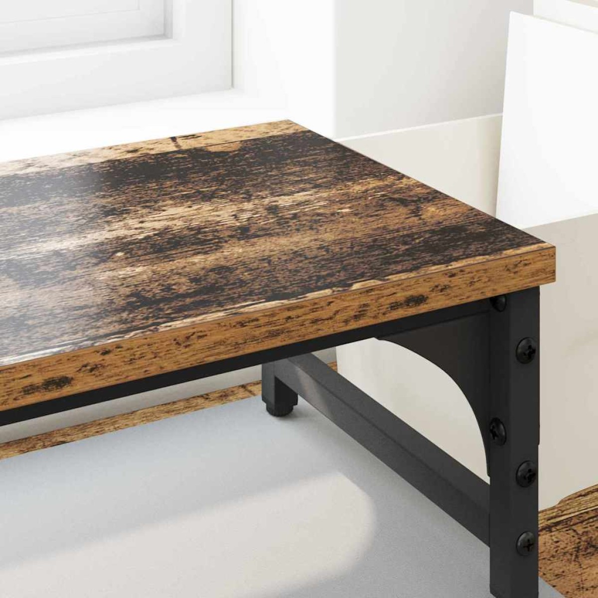 vidaXL Βάση Μόνιτορ Παλιό Ξύλο 105 x 23 x 15,5 cm Επεξεργασμένο Ξύλο