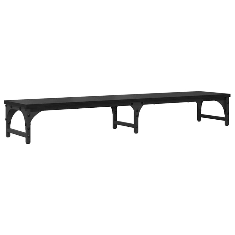 vidaXL Βάση Μόνιτορ Μαύρη Οξυά 105 x 23 x 15,5 cm Επεξεργασμένο Ξύλο