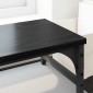 vidaXL Βάση Μόνιτορ Μαύρη Οξυά 105 x 23 x 15,5 cm Επεξεργασμένο Ξύλο