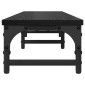 vidaXL Βάση Μόνιτορ Μαύρη Οξυά 105 x 23 x 15,5 cm Επεξεργασμένο Ξύλο