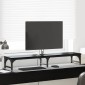 vidaXL Βάση Μόνιτορ Μαύρη Οξυά 105 x 23 x 15,5 cm Επεξεργασμένο Ξύλο